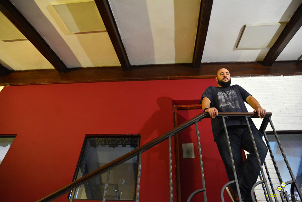 Lugosi acústico grabando en Estudio Mastodonte - Abril 2018 - Foto © Federico Meneses