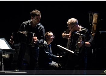 Quinteto Astor Piazzolla - Abril 2018 - Invitado - Hugo Fattoruso - Teatro Solís - Foto © Tarumán Corrales