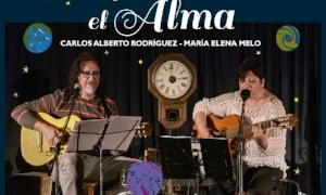 Carlos Alberto Rodríguez y María Elena Melo en la sala Zitarrosa