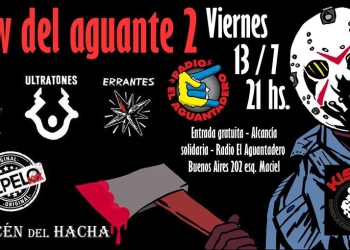 Show del Aguante 2 es este próximo viernes 13 de julio a las 21 horas.