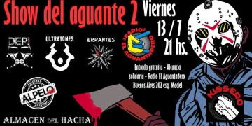 Show del Aguante 2 es este próximo viernes 13 de julio a las 21 horas.