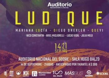 Ludique vuelve al Auditorio Nacional del Sodre