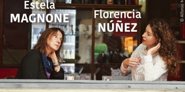 Las compositoras Florencia Núñez (Premio Graffiti 2018 a mejor compositor del año) y Estela Magnone Premio Graffiti 2018 a la trayectoria) combinan y comparten repertorio en este concierto íntimo a piano, guitarra y voces