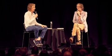 Paul McCartney returned to his old school in Liverpool, now LIPA (The Liverpool Institute for Performing Arts) on Wednesday 25th July for an intimate hour long Q&A and conversation session with Jarvis Cocker and LIPA students to discuss his new album 'Egypt Station'.