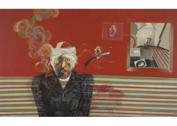 Carlos Alonso La oreja 1972 Acrílico sobre tela 112 x 189 cm Colección de Arte Amalia Lacroze de Fortabat Foto Estudio Pedro Roth