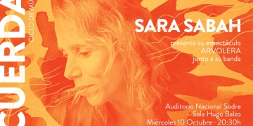 Ciclo Cuerdas presenta a SARA SABAH junto a su banda en · ARVOLERA·