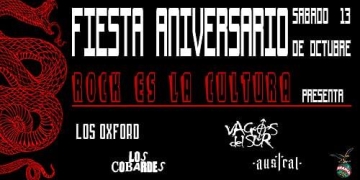 Fiesta Aniversario de Rock es La Cultura Bar
