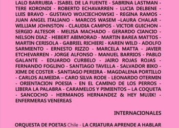 Mundial Poético de Montevideo 2018 presenta la nómina de poetas y proyectos nacionales protagonistas de esta cuarta edición