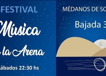Festival Música en la Arena - l show será el marco del festival Música en la Arena, que se realiza los sábados en la playa de Médanos de Solymar.