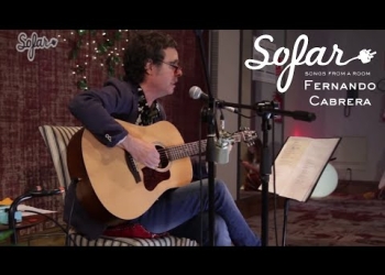 Fernando Cabrera performing "Agua" at Sofar Montevideo on November 24th, 2018 Sofar puts on hundreds of intimate shows each month around the world.