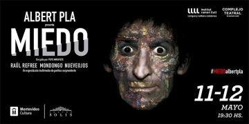 Con Albert Pla "Es un espectáculo muy antisocial" El artista catalán Albert Pla llega al Teatro Solís con su último espectáculo que abunda en la utilización de música y canciones, textos teatrales y tecnologías vanguardistas que crea un espectáculo multimedia de poética sorprendente.