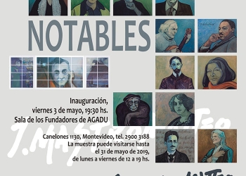 Sobre la Muestra Notables Así se titula esta serie de obras en la cual desfila un puñado de personalidades del arte y la cultura, y que fueron hospedados por Mastromatteo bajo el refinado pulso de su pincelada. Los uruguayos Horacio Quiroga, Daniel Viglietti, el padre Mateo, Vera Sienra, Idea Vilariño, los argentinos Jorge Luis Borges, Mercedes Sosa, Aníbal Troilo, el ecuatoriano Oswaldo Guayasamín y el activista estadounidense Martin Luther King se sientan en una mesa de celebridades cuyo fin va más allá que el de dejar en evidencia el afecto de quien los retrata.