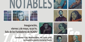 Sobre la Muestra Notables Así se titula esta serie de obras en la cual desfila un puñado de personalidades del arte y la cultura, y que fueron hospedados por Mastromatteo bajo el refinado pulso de su pincelada. Los uruguayos Horacio Quiroga, Daniel Viglietti, el padre Mateo, Vera Sienra, Idea Vilariño, los argentinos Jorge Luis Borges, Mercedes Sosa, Aníbal Troilo, el ecuatoriano Oswaldo Guayasamín y el activista estadounidense Martin Luther King se sientan en una mesa de celebridades cuyo fin va más allá que el de dejar en evidencia el afecto de quien los retrata.