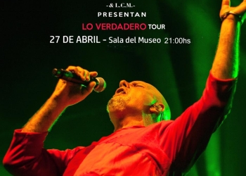 GUSTAVO CORDERA Y LA CARAVANA MÁGICA 27 de abril a las 21 hs - Sala del Museo Gustavo Cordera se presenta junto a la Caravana Mágica en el marco de su gira "Lo verdadero" Un show imperdible donde hará un repaso por los éxitos de siempre y su nuevo trabajo discografico "Entre las Cuerdas."