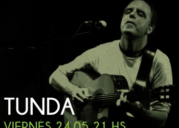 MÚSICAS DE LA TRIBU presenta a TUNDA Viernes 24 de mayo, 21h Tunda polifacético artista que se desempeña con igual soltura en las artes plásticas, la música y la producción audiovisual, se presenta en Tribu con un espectáculo multidisciplinario donde la canción, el dibujo y el videoarte se conjugan.