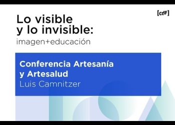Charla Artesanía y Artesalud, a cargo de Luis Camnitzer, que tuvo lugar el lunes 6 de mayo en el Centro Cultural de España. Actividad en el marco de Lo visible y lo invisible, encuentro para educadores/as, organizado por el CdF. Luis Camnitzer es un artista uruguayo que reside en Estados Unidos desde 1964. Es graduado en escultura de la Escuela Nacional de Bellas Artes de la Universidad de la República. Fue profesor en la Escuela Nacional de Bellas Artes y es Profesor Emérito de la Universidad del Estado de Nueva York. Trabajó como curador de arte emergente en el Drawing Center de Nueva York, curador pedagógico de la 6ta Bienal de Mercosur y asesor pedagógico de la Colección Patricia Phelps de Cisneros. En el presente es codirector del grupo Arte como Educación, en Nueva York. Ha participado de actividades del Centro de Fotografía de Montevideo como curador, asesor, conferencista y tallerista. . . El sentido del Centro de Fotografía de Montevideo (CdF) es trabajar desde la fotografía con el objetivo de incentivar la reflexión y el pensamiento crítico sobre temas de interés social, propiciando el debate sobre la formación de identidades y aportando a la construcción de ciudadanía. Sobre la base de estos principios desarrollamos diversas actividades desde enfoques y perspectivas plurales. . Más info: http://cdf.montevideo.gub.uy/