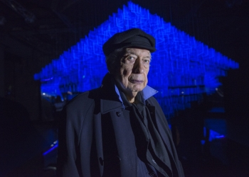 Inauguró Julio Le Parc en el Teatro Colón