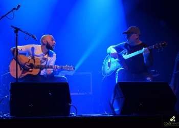 La Sala Zitarrosa fue el lugar elegido por Santi Cutinella y los Convivientes para tocar las canciones de su disco “No tan solo”.