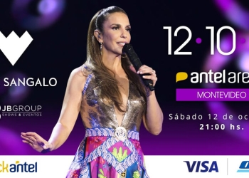 Este sábado 12 de octubre llega a Montevideo, presentando su nuevo y espectacular show “Live Experience”, Ivete Sangalo. Una de las principales artistas de Brasil, esta vez su concierto será en el Antel Arena, a las 21 hs., .