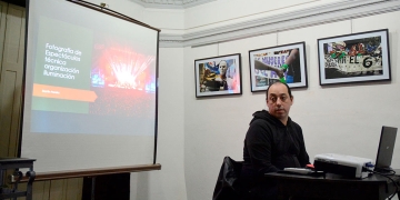 MARTÍN PEREIRA - CICLO DE CHARLAS FOTOGRÁFICAS – FOTOGRAFÍA DE ESPECTÁCULOS - Aquelarre Escuela de fotografía - Setiembre 2019 - Foto © Federico Meneses www.cooltivarte.com