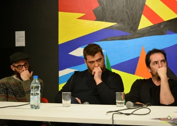 Subte Charla con artistas del 49 Premio Montevideo - Charla con Fernando Foglino, Martín Peréz y Agustín Sabella - Setiembre 2019 - Centro de exposiciones Subte - Foto © Federico Meneses www.cooltivarte.com ..