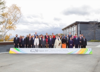 Gloria Guevara Manzo, Presidenta y CEO del Consejo Mundial de Viajes y Turismo (WTTC, por sus siglas en inglés), participó en la Reunión de Ministros de Turismo del G20, en donde destacó el importante papel que desempeña la industria de Viajes y Turismo en el desarrollo mundial. Además, la ejecutiva también estuvo presente en la Tercera Mesa Redonda Ministerial durante la ‘JATA Tourism Expo Japan 2019’ en Osaka.
