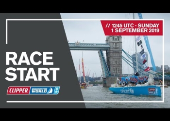 El velero Punta del Este comenzó la regata alrededor del mundo Clipper Race 2019, que llegará a Uruguay por segunda vez en la segunda quincena de octubre.