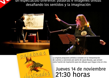 Palabras ilustradas al CaféBar Tabaré