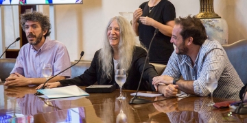 Patti Smith fue distinguida como visitante ilustre Intendencia de Montevideo 20 de Noviembre 2019 Fotografia: Virginia Prado www.cooltivarte.com