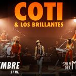 Coti y Los Brillantes desembarcan en Montevideo el próximo 6 de diciembre en la Sala del Museo