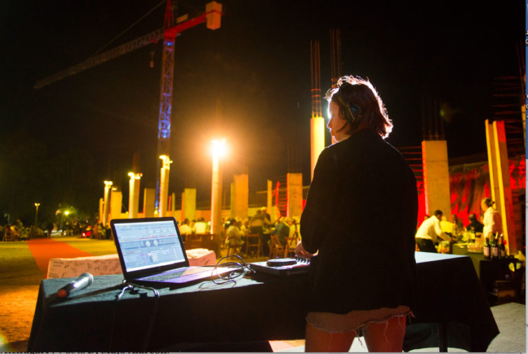 Fotografías Colocación de la piedra fundamental del Museo de Arte Latinoamericano- Fundación Atchugarry. Enero 202o- Fotos Nicolas Vidal.