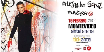 ALEJANDRO SANZ en URUGUAY 19 DE FEBRERO – ANTEL ARENA