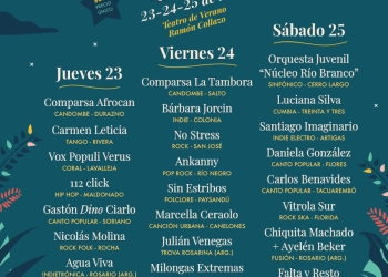 El Teatro de Verano Ramón Collazo cierra los festejos de sus 75 años con el Primer Festival Cielo abierto