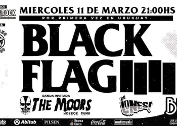 BLACK FLAG en Uruguay / Miercoles 11 de Marzo 2020