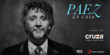 ESTA NOCHE 21.00 Cruza En Vivo - desde la casa de Fito Paez concierto exclusivo - Streaming en cuarentena como parte de las actividades de Cuarentena - Cultura en Casa Coronavirus - Covid-19 20 de marzo de 2020