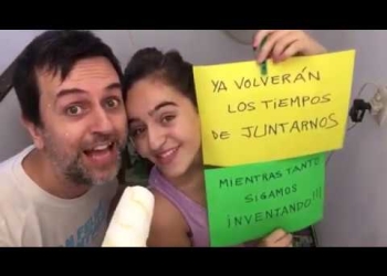 Bajo, percusión y coros: Javier Ventoso. Edición de video: Martín Grieco. Atravesando monitores - Ismael Collazo