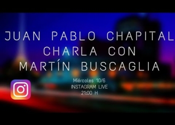 Cuarentena sessions. Charlas del músico Juan Pablo Chapital con diversos músicos uruguayos. Primera parte con Martín Buscaglia