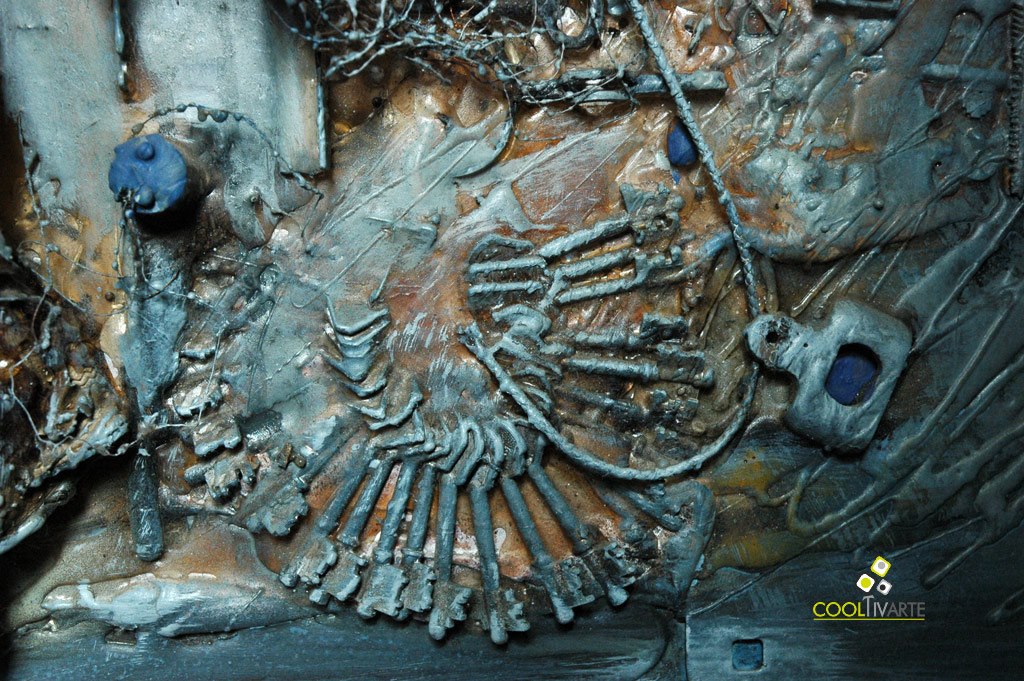 Detalle de obra del artista Claudio Tamosiunas - Setiembre 2012 © Federico Meneses www.cooltivarte.com