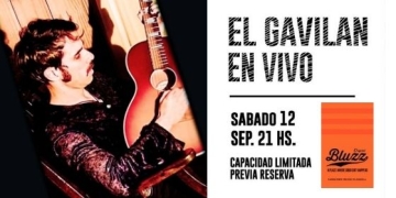 EL GAVILÁN en Bluzz Bar el 12 de setiembre a las 21 hs