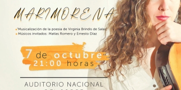 PATRICIA ROBAINA presenta nuevo disco: "MARIMORENA" 07 OCTUBRE 21:00 hs. SALA HUGO BALZO - AUDITORIO NACIONAL DEL SODRE Andes y Mercedes - Montevideo Contacto :: 095 207 722-  ENTRADA: $ 400