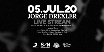 concierto de Jorge Drexler. A partir de las 9pm (hora Madrid). Con la colaboración de Sony Music España y SON Estrella Galicia.