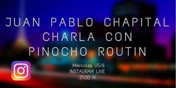 Cuarentena sessions. Charlas del músico Juan Pablo Chapital con diversos músicos uruguayos. Pinocho Routin