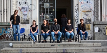 Cuerpo ArteAcción - "SERIE" - Estudiantes de Grupo Acción - Diciembre 2017 - Ciclo de Performance - Coordina: Valeria Píriz Taller Seveso / IENBA - UDELAR - Foto © Federico Meneses www.cooltivarte.com