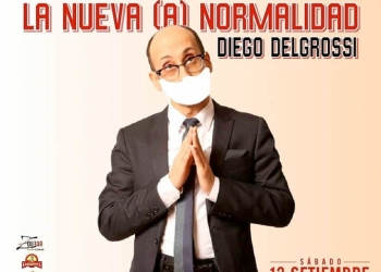 Diego Delgrossi presenta "La nueva (A) Normalidad", un espectáculo de humor para los tiempos que corren. Este 12 de setiembre en Montevideo Music Box.