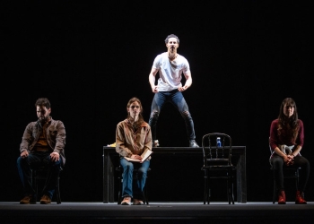 Nociones básicas para la construcción de puentes Un texto escrito por Jimena Márquez que refleja, en un ensayo con cuatro actores, la trascendencia que ha tenido la obra de Benedetti.