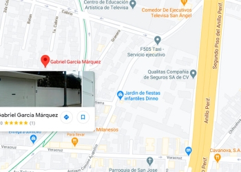 "Calle de la Loma 19", sobre la casa donde se escribió Cien años de soledad