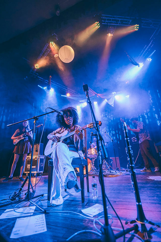 Eileen Sánchez en Sala Camacuá - Crédito: Mathias Arizaga, para Precipicio Comunicación y Gestión  