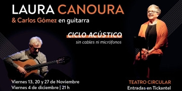 Laura Canoura en concierto 100% acústico Nuevo ciclo en el Teatro Circular
