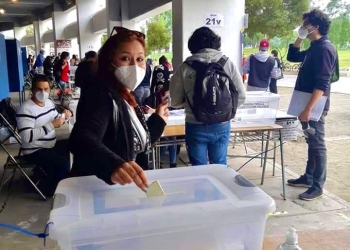 lugar de votacion estadio nacional de santiago - Chile - autor Carolina Moya