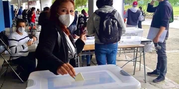 lugar de votacion estadio nacional de santiago - Chile - autor Carolina Moya